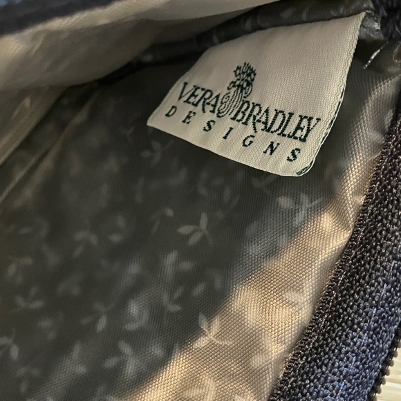 1997 NWOT RETIRED VINTAGE Vera Bradley Blue Indigo cosmetic bag - Picture 3 of 5